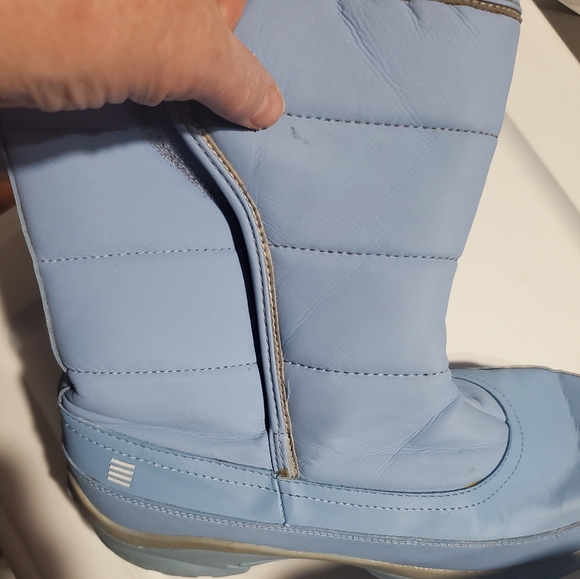 Lands' End womens Light Blue Snow Boots Size 6M - Picture 16 of 16